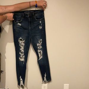 AE High Rise Jeggings Size 10 Short